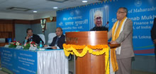 Honourable Finance Minister speaking in Banks Central Office