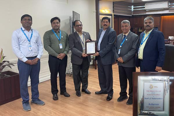 बैंक ऑफ महाराष्ट्र को 'डीएसबी लक्ष्य अभियान' में 'अचीवर्स' के रूप में सम्मानित किया गया